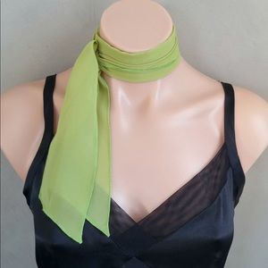 Green scarf